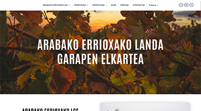 eSOFT Wordpress: Desarrollo web ADR Rioja Alavesa